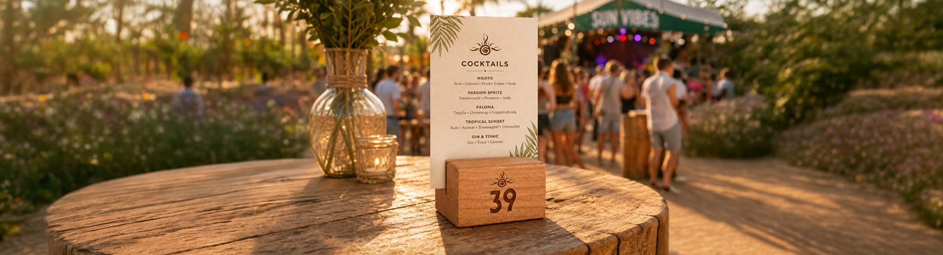 Menu holders