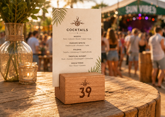 Menu holders